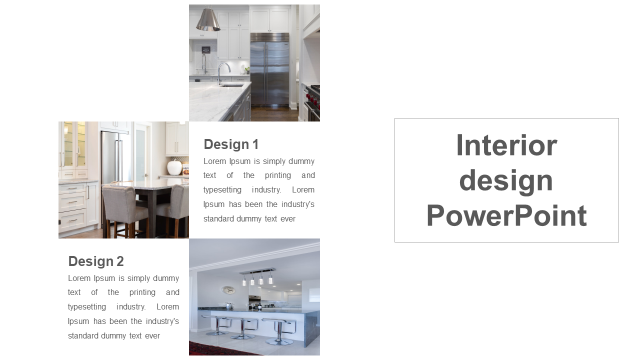 interior design powerpoint - Square model